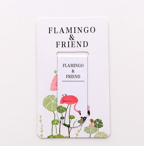 Flamingo Friend Magnet Bookmark Paper Clip School Office Supply Escolar Papelaria Gift Stationery