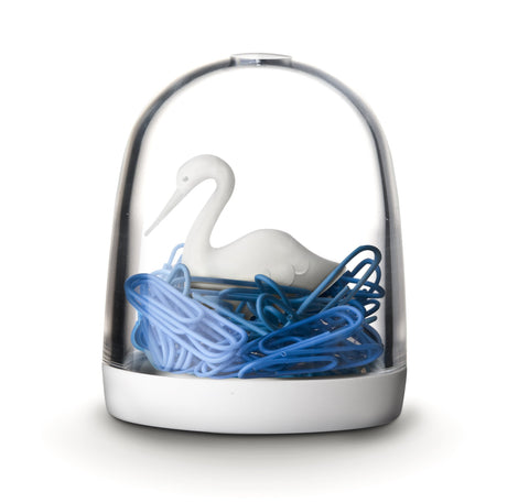 Swan in the pond - paper clips holder