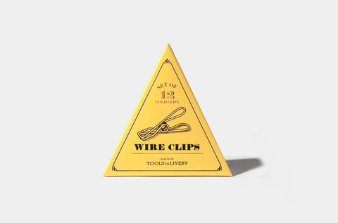 Tools to Liveby Wire Clips (Gold Paper Clips)
